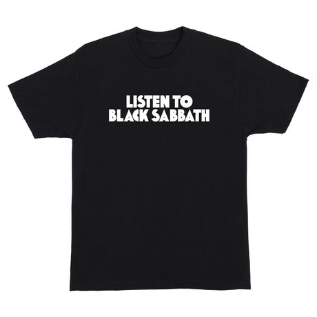 Oj T-Shirt Listen To Black Sabbath Ss Black