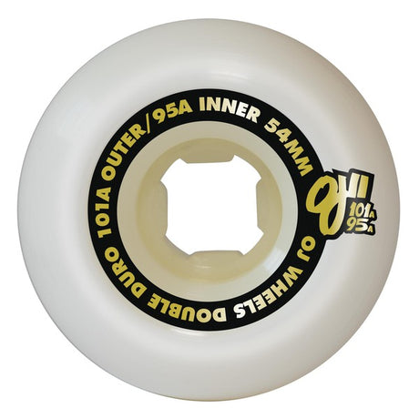 Oj Wheels (Jeu De 4) 54Mm Double Duro Wht Chubbies 101A 95A