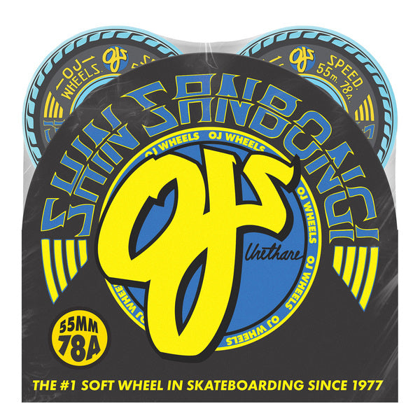 Roues de skate OJ 55 mm Mini Super Juice Sanbongi Blue 78A