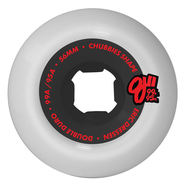 Oj Wheels (Jeu De 4) 56Mm Dressen Rose Dd Wht Blk 99A-95A
