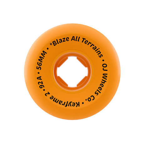 Roues de skate OJ 56 mm Realtree Apx Keyframe 2 Orange 92A