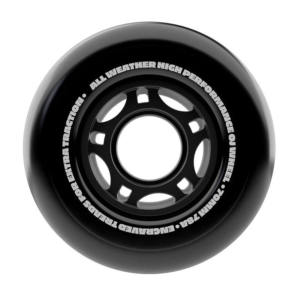 Roues de skate OJ 70 mm Thunder Juice Vandal Tires Blk 78A