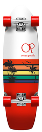 Ocean Pacific Complete Cruiser Sunset White Red
