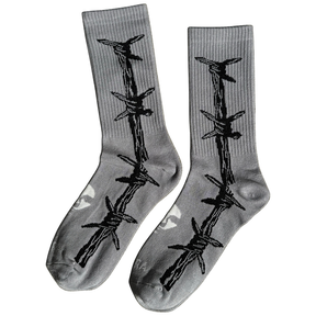 Chaussettes Opera Barbwire Grey