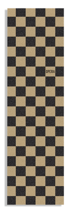 Opera Grip Plaque Checkers Black Clear