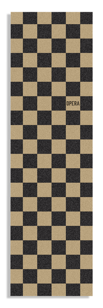 Opera Grip Plaque Checkers Black Clear