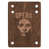 Pads de skate Opera Wooden Rider 5 Ply 1/4" (6,4 mm) (jeu de 2)