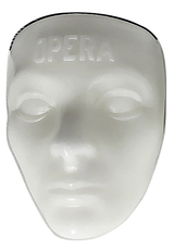 Opera Wax Mask White