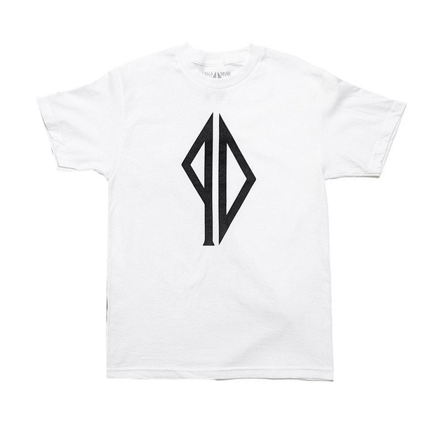 Pissdrunx T-Shirt Logo Wht