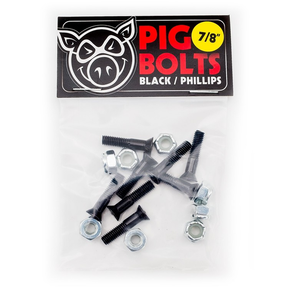 Pig Visserie (Jeu De 8 Vis) Phillips 0.875 Pouce Black