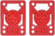 Pig Pads (Jeu De 2) 0.125 Pouce Soft Red
