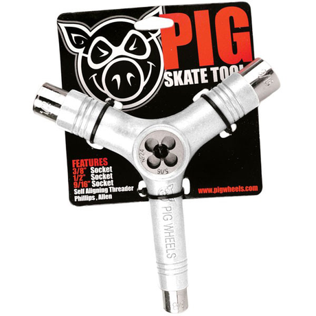 Outil de skateboard Pig Tool (Clef de Montage) White