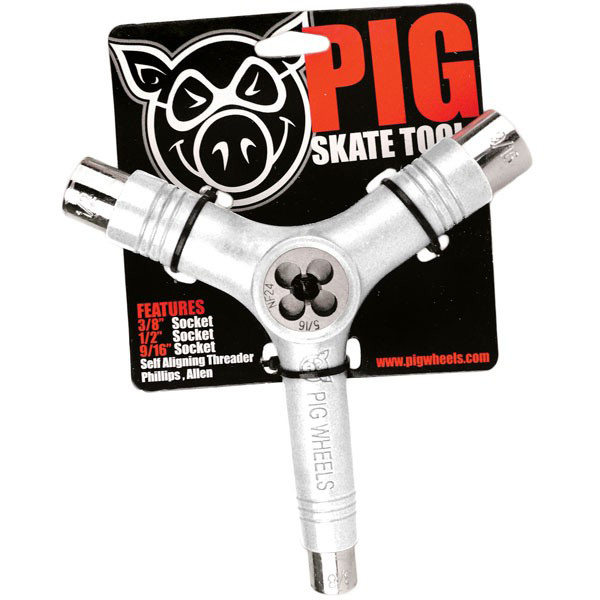 Outil de skateboard Pig Tool (Clef de Montage) White