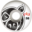 Pig Wheels (Jeu De 4) 58Mm Head Natural 101A