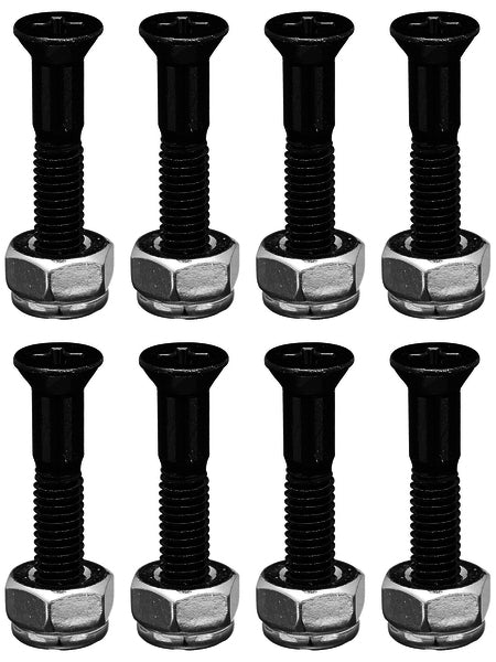 Pig Visserie (Jeu De 8 Vis) Phillips 0.875 Pouce Black