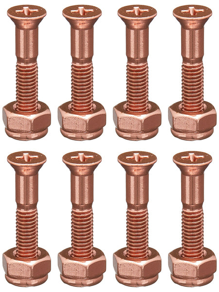 Pig Visserie (Jeu De 8 Vis) Phillips 1 Pouce Copper