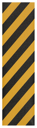 Jessup Grip Plaque Black Yellow Stripe