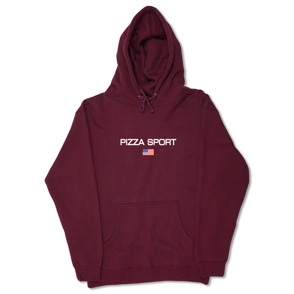 Pizza Sweat Pizza Sport Hood Burgundy