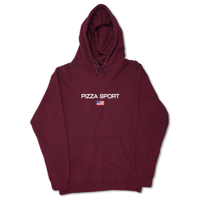 Pizza Sweat Pizza Sport Hood Burgundy