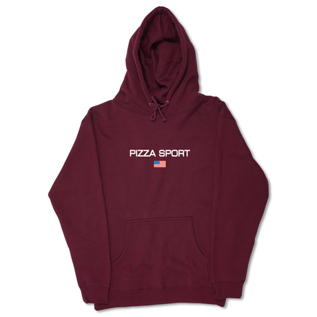 Pizza Sweat Pizza Sport Hood Burgundy