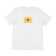 Pizza T-Shirt Crest White