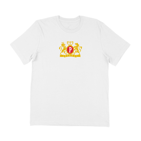Pizza T-Shirt Crest White
