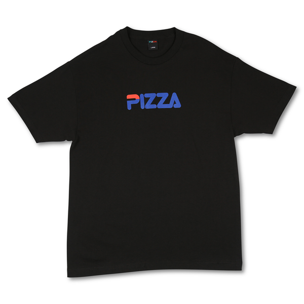 Pizza T-Shirt Fizza Black