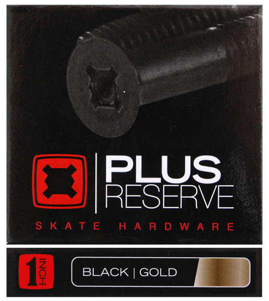 Plus Reserve Visserie (Jeu De 8) 1 Pouce Gold