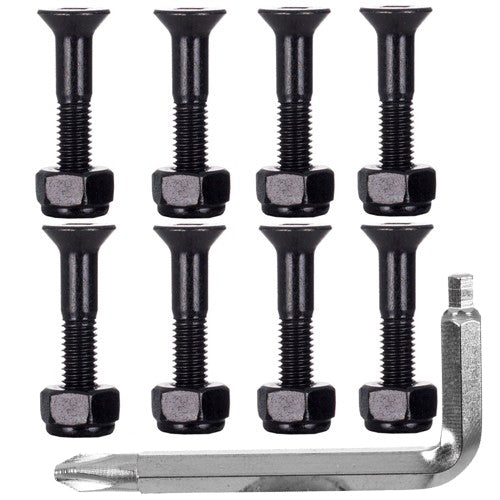 Plus Reserve Visserie (Jeu De 8) 1 Pouce Black