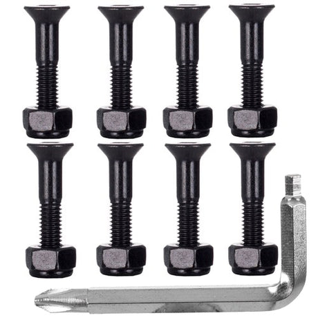 Plus Reserve Visserie (Jeu De 8) 1 Pouce Black