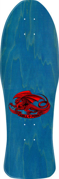 Planche de skateboard Powell Peralta Reissue Cab Chin Dragon Aqua Foil 10"