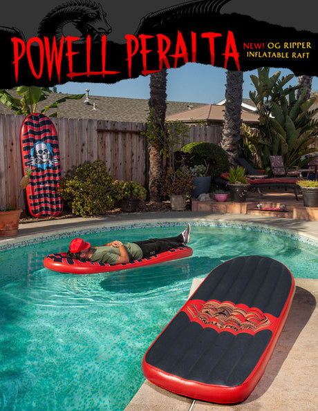 Powell Raft Ripper Deck Red