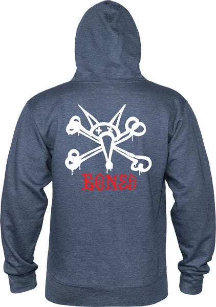 Powell Sweat Rat Bones Hood Navy Heather