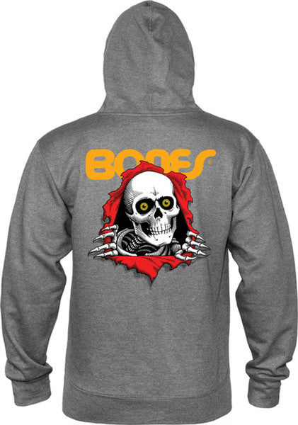 Powell Sweat Ripper Hood Gunmetal Heather