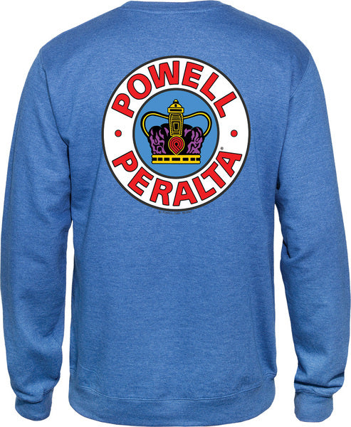 Powell Sweat Supreme Crew Royal Heather