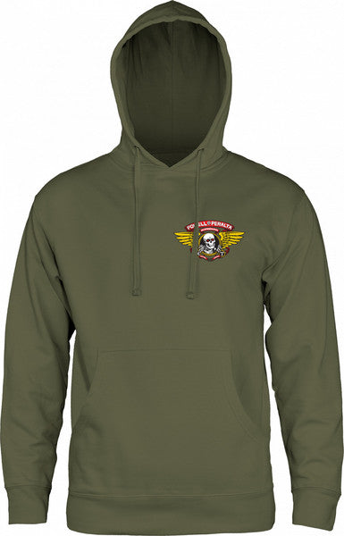 Powell Sweat Winged Ripper Hood Army