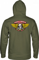 Powell Sweat Winged Ripper Hood Army