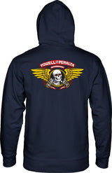 Powell Sweat Winged Ripper Hood Navy
