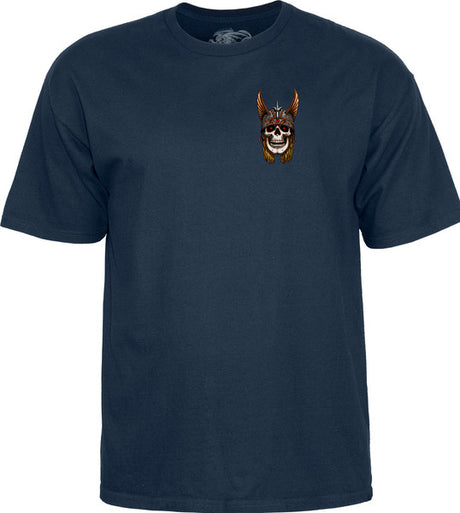 Powell T-Shirt Andy Anderson Skull Ss Navy