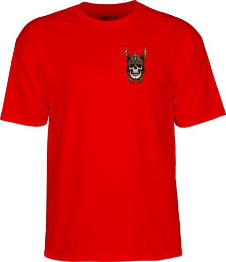 Powell T-Shirt Andy Anderson Skull Ss Red