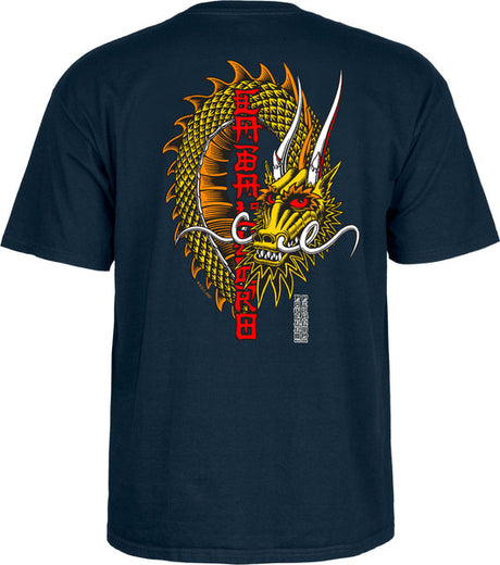 Powell T-Shirt Cab Ban This Ss Navy