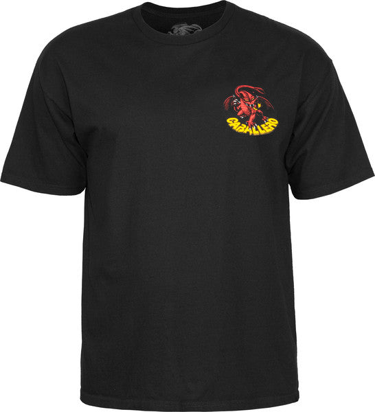 Powell T-Shirt Cab Dragon Ii Ss Black