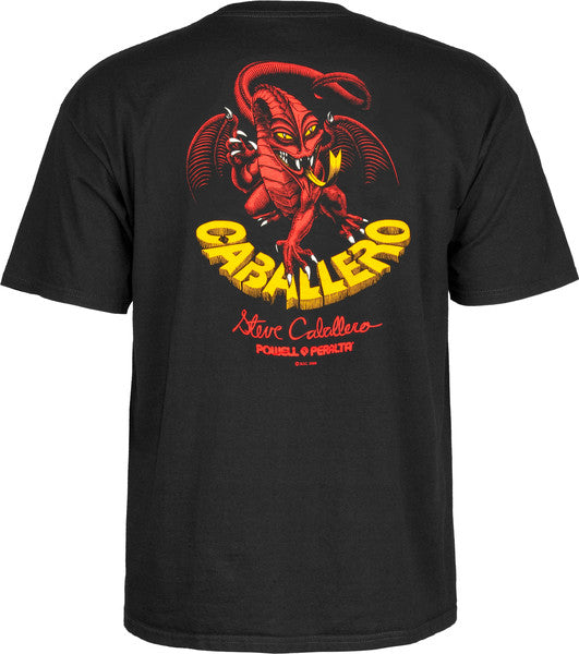 Powell T-Shirt Cab Dragon Ii Ss Black