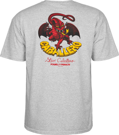 Powell T-Shirt Cab Dragon Ii Ss Grey