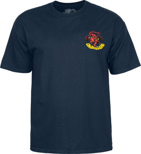 Powell T-Shirt Cab Dragon Ii Ss Navy
