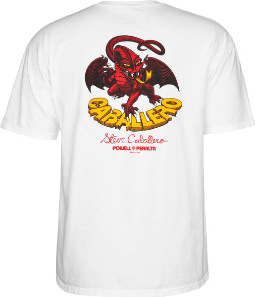Powell T-Shirt Cab Dragon Ii Ss White