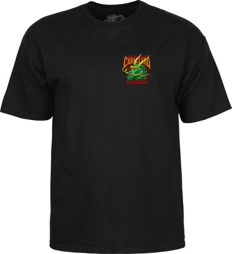 Powell T-Shirt Cab Street Dragon Ss Black