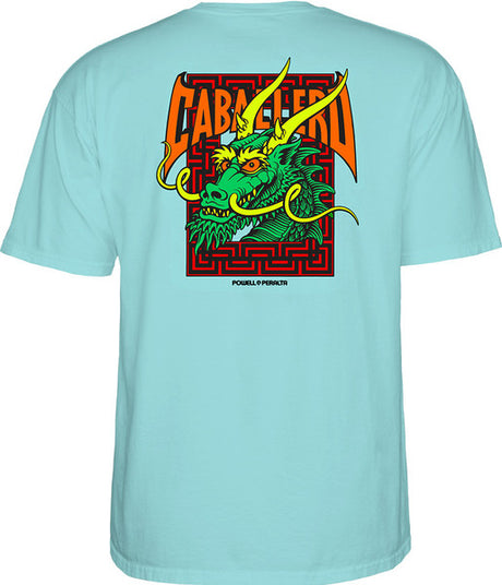 Powell T-Shirt Cab Street Dragon Ss Celedon
