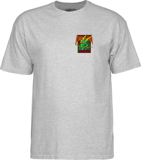 Powell T-Shirt Cab Street Dragon Ss Gray
