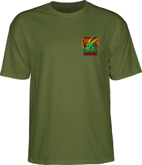 Powell T-Shirt Cab Street Dragon Ss Military